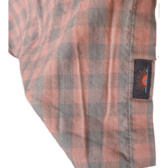 Faherty Brick and Charcoal Plaid Shirt - Picture 4 of 6